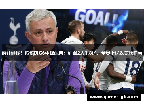 疯狂砸钱！传统BIG6中锋配置：红军2人1.8亿，全员上亿&曼联血亏